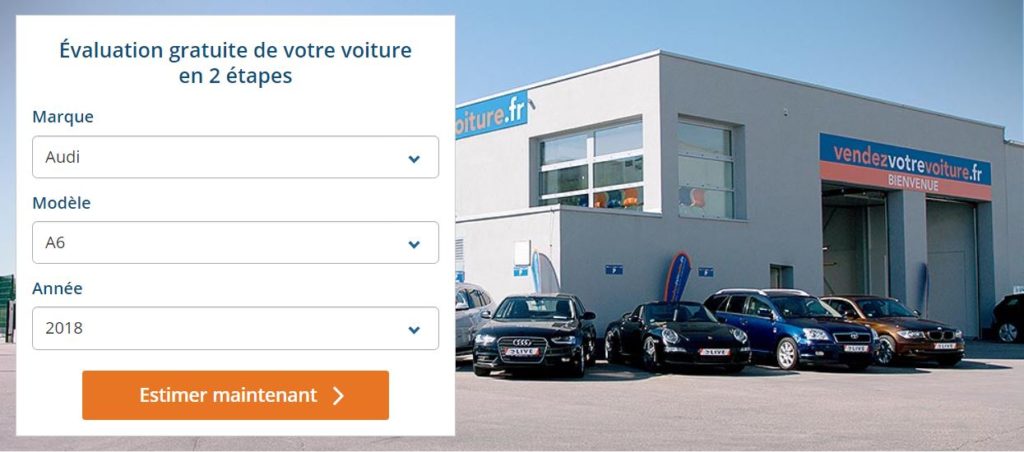 Capture formulaire vendez votre voiture . fr