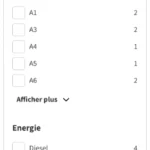 DBF-auto.fr - Page recherche - Critères de recherche